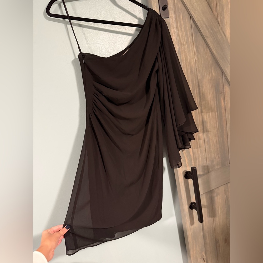 10 Items for $20: Evan Picone One-Shoulder Black Dress